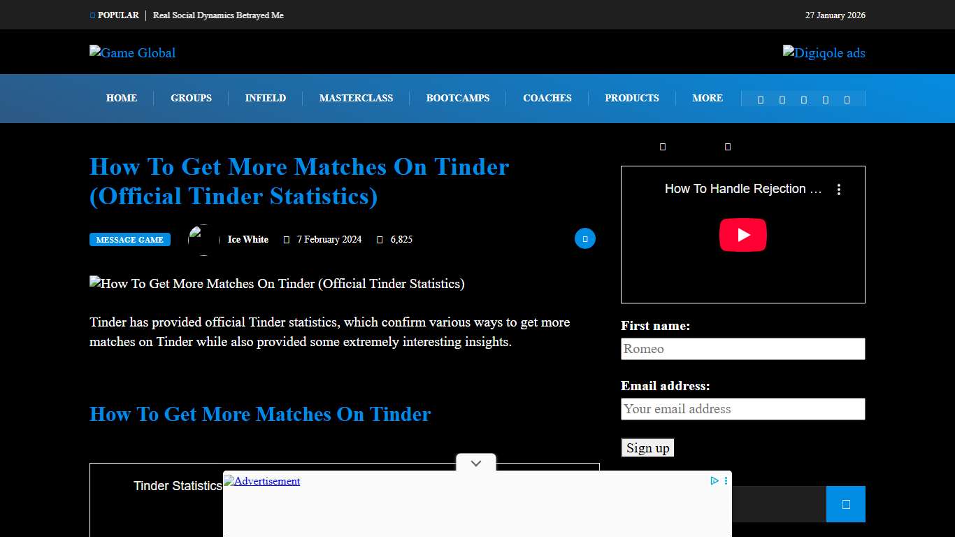 How To Get More Matches On Tinder (Official Tinder Statistics)